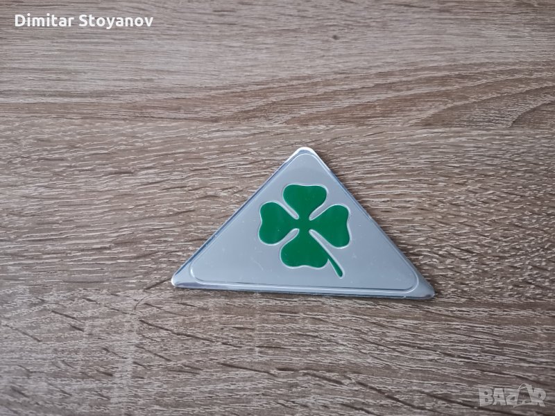  Alfa Romeo Quatrefoil Алфа ромео детелина стикер лепенка, снимка 1