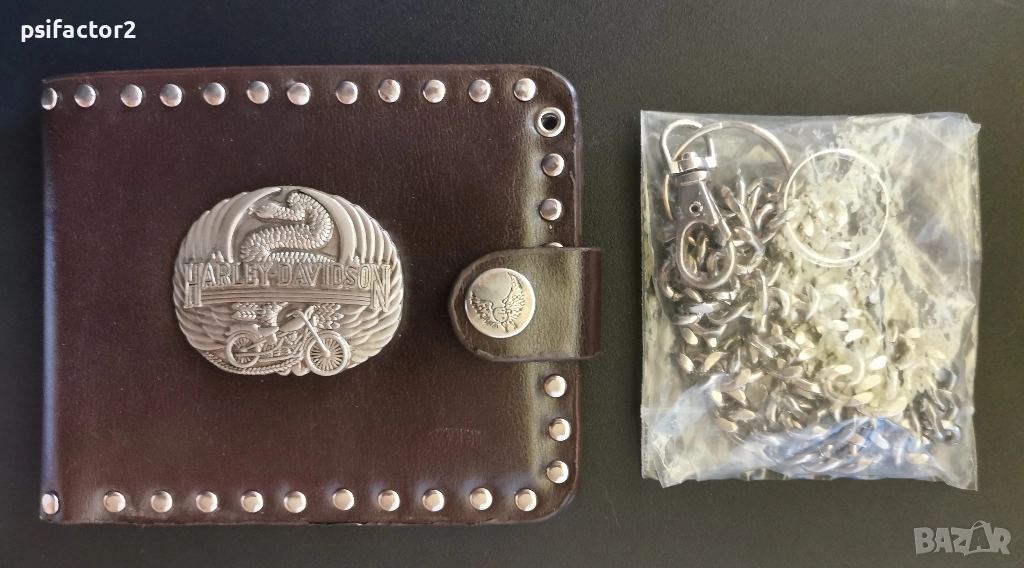 Кожен портфейл Harley-Davidson, снимка 1