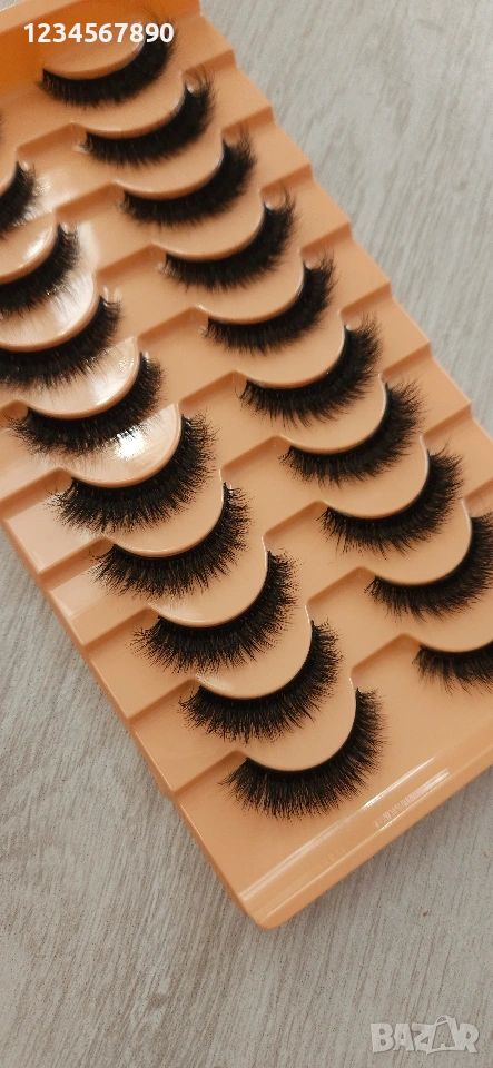 3D Мигли 10 чифта в кутия, снимка 1