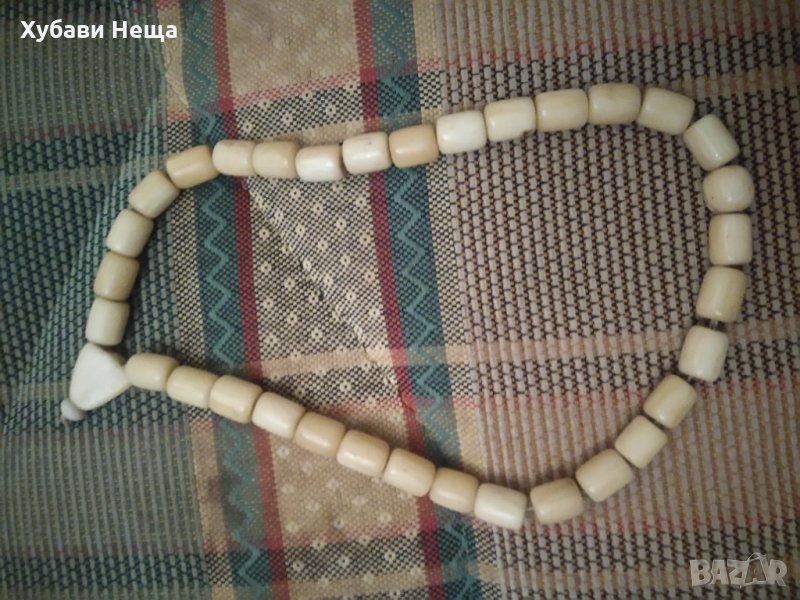 Броеница - слонова кост, снимка 1