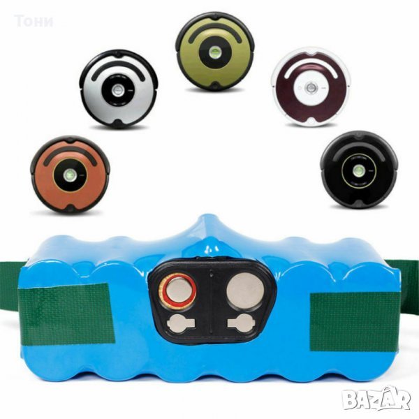 Батерия за iRobot Roomba + подарък странична четка + ГАРАНЦИЯ, снимка 1