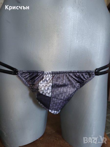 Мъжки слип с кожени коланчета /с м л, снимка 1