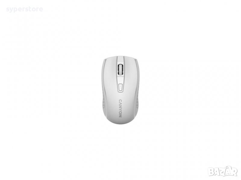 Мишка Безжична CANYON CNE-CMSW07W 1600dpi 4btn бяла, снимка 1