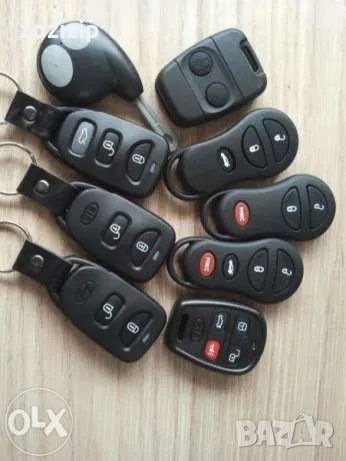 Кутийка, Гумени бутони за дистанционно Chrysler Voyager, Jeep Cherokee, снимка 1