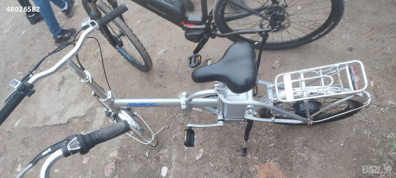 сгъваем електрически велосипед 20цола, снимка 1