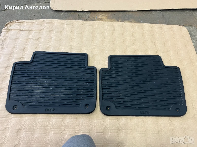 Задни оригинални гумени стелки за BMW E46 (седан и комби), снимка 1