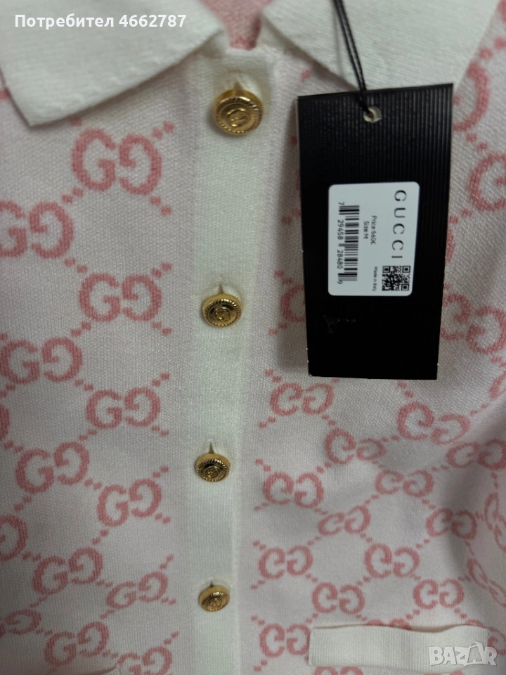 Gucci-Оригинална чисто нова дамска жилетка М номер, снимка 1