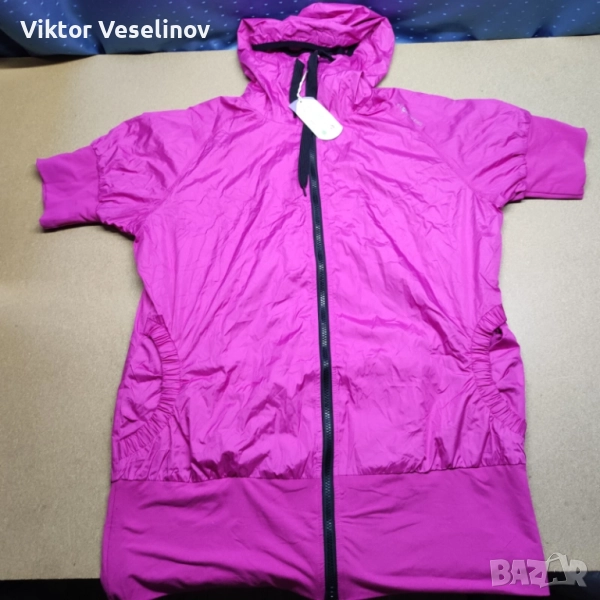 НОВО Stormberg Дамско Яке с Качулка Размер L Розово с Цип, снимка 1