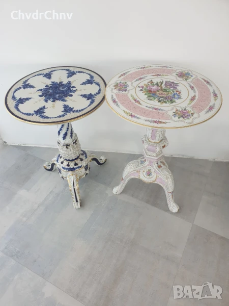 PMP Schierholz 68x47см/GDR 64x46см/2бр голяма немска порцеланова маса ГДР, снимка 1