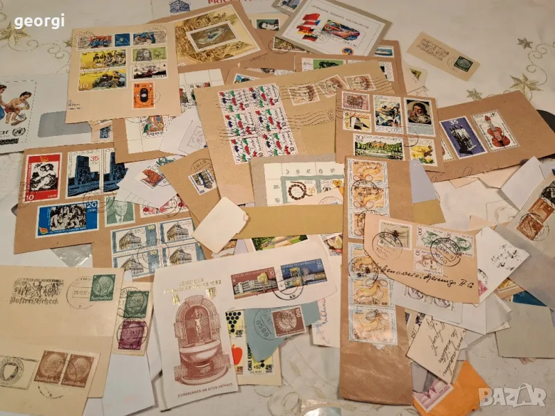 колекция пътували пощенски марки 25/4, снимка 1
