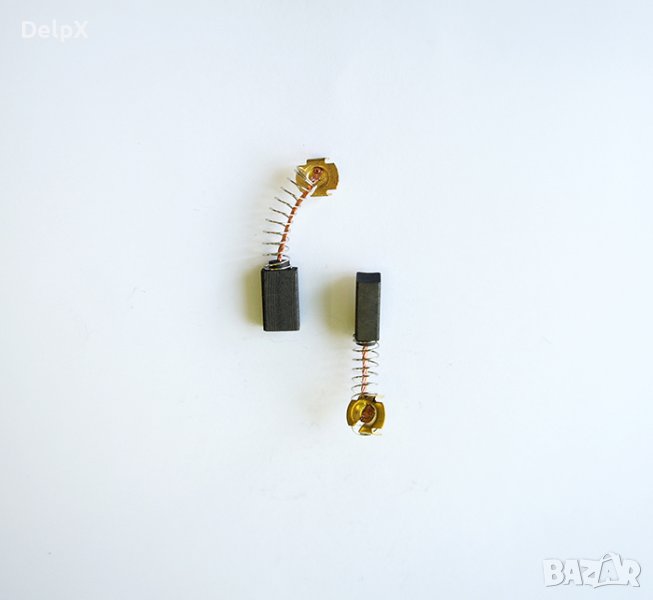 Въглено-графитна четка с пружина и накрайник профил 5x10x16mm, снимка 1