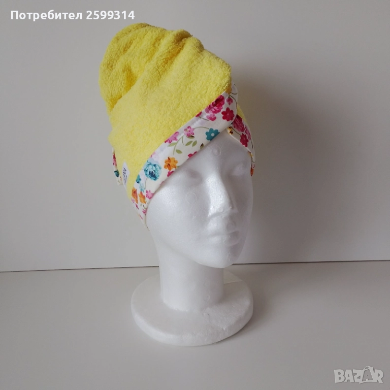 Памучна кърпа/тюрбан за коса, снимка 1