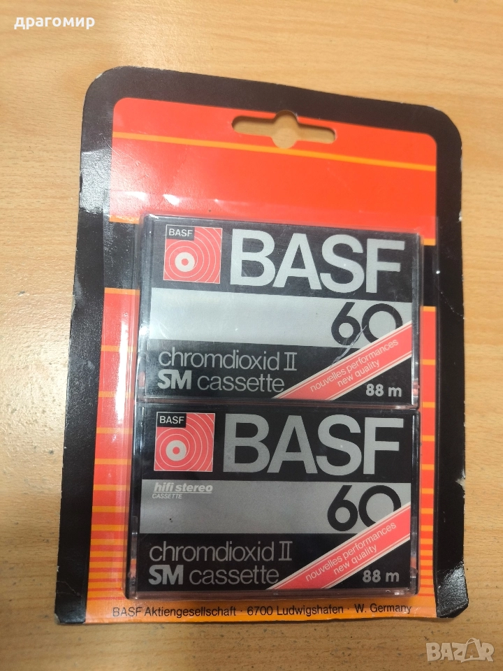BASF 60 chromdioxid ll SM cassette , снимка 1