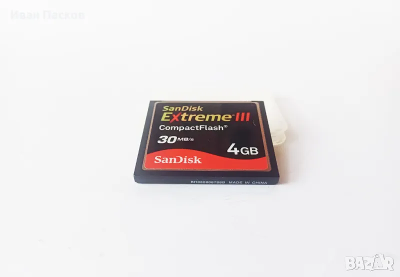 CF карта SanDisk Extreme III 4GB, снимка 1