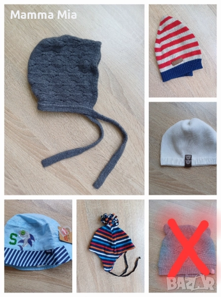 Шапки бебе 0-24м, снимка 1