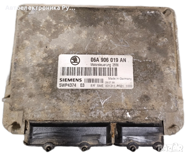 компютър SKODA OCTAVIA 1.6 AEH SIEMENS, 5WP4374 03, 06A 906 019 AN, 06A906019AN, снимка 1