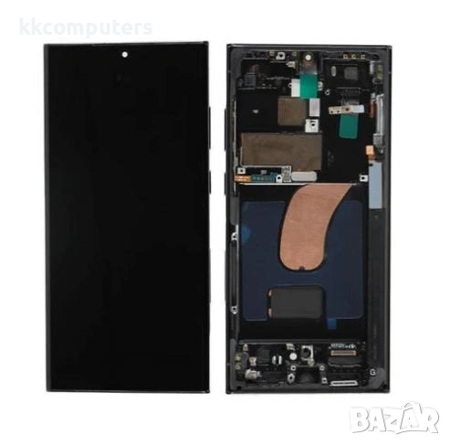 LCD Дисплей за Samsung SM-S928F S24 Ultra 5G 2024 / GH82-33396B/33386B / Тъч скрийн + рамка / Titani, снимка 1