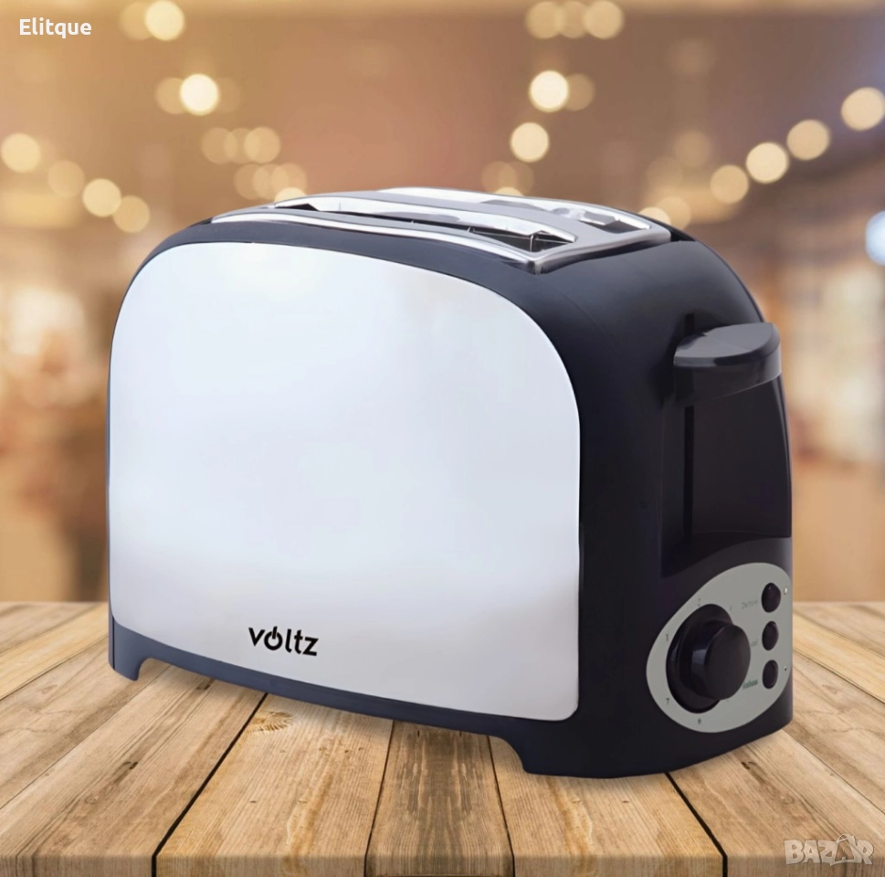 Тостер за хляб Voltz V51440D, 750W, 2 филийки, снимка 1