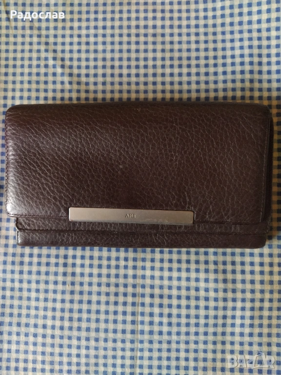 ART- 93 голям портфейл от естествена кожа , снимка 1