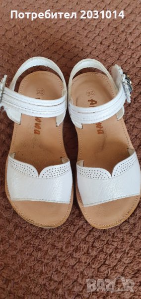 Детски сандалки естествена кожа купени за 38 лв сега -20лв, снимка 1