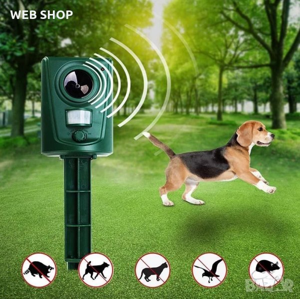 Ултразвуков уред против вредители - Котки / Кучета / Птици / Гризачи / Влечуги, снимка 1