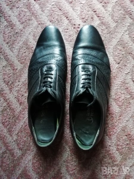 Официални обувки (мъжки/размер 44/черни/естествена кожа), снимка 1