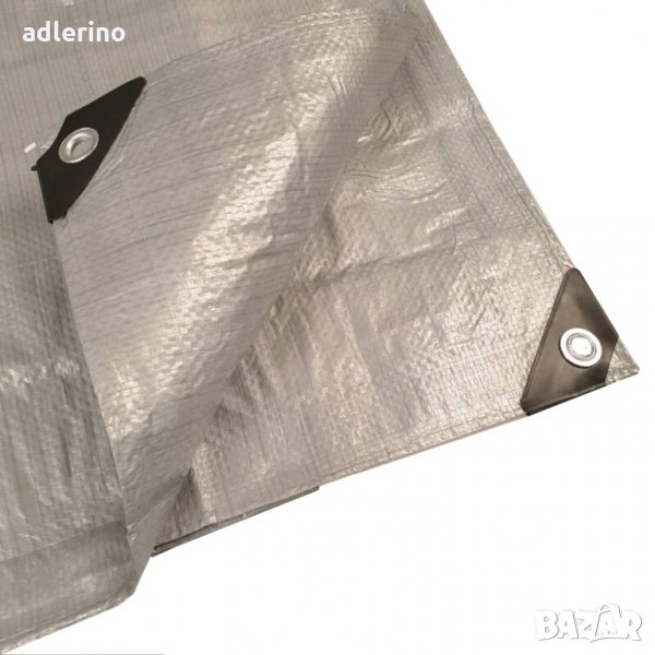 Найлон за постилане, найлонова постелка, бояджийска постелка, 5х6 м, сива, найлонова преграда, 90 гр, снимка 1