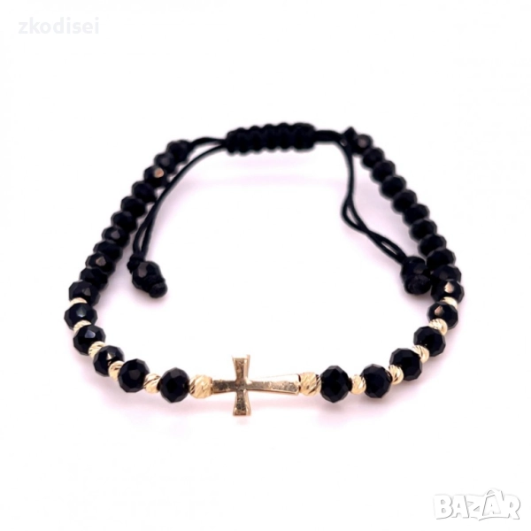 Златна регулируема гривна 1,14гр. 14кр. проба:585 модел:33685-2, снимка 1