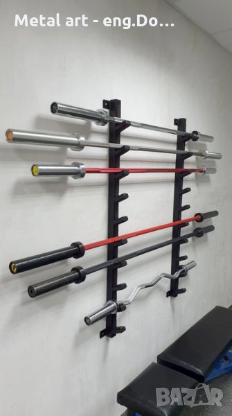 Стойка за лостове за монтаж на стена, снимка 1