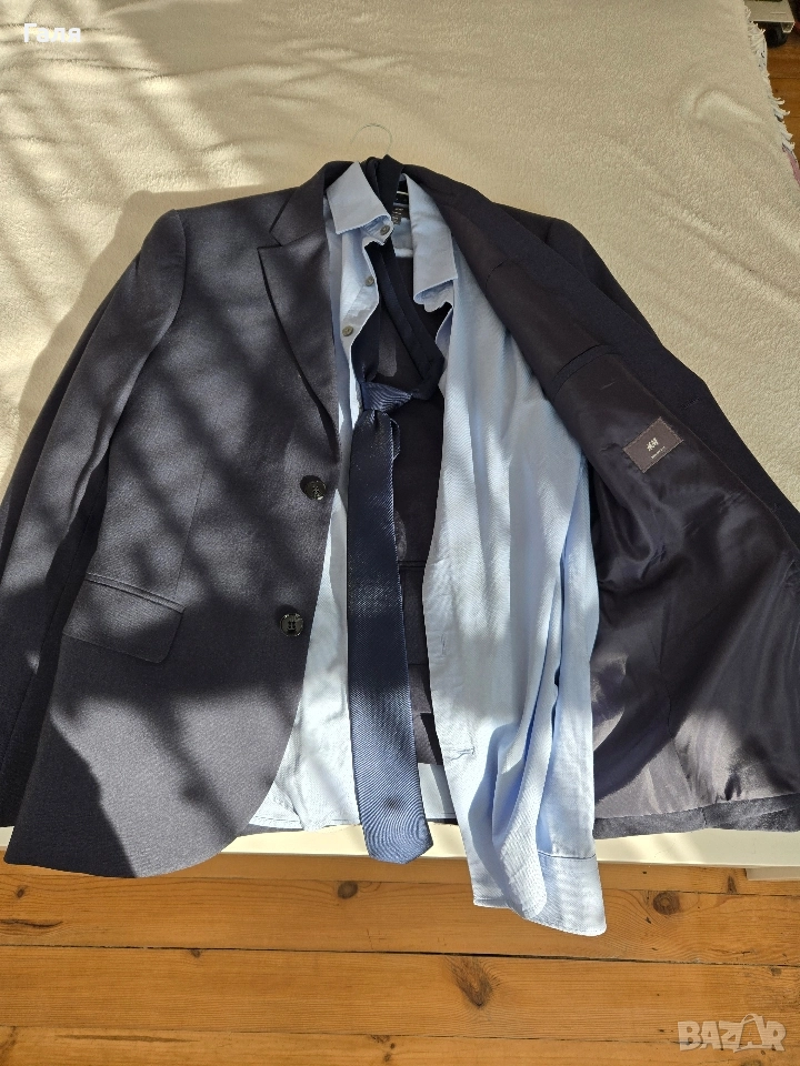 Мъжки/младежки костюм и риза H&M , снимка 1
