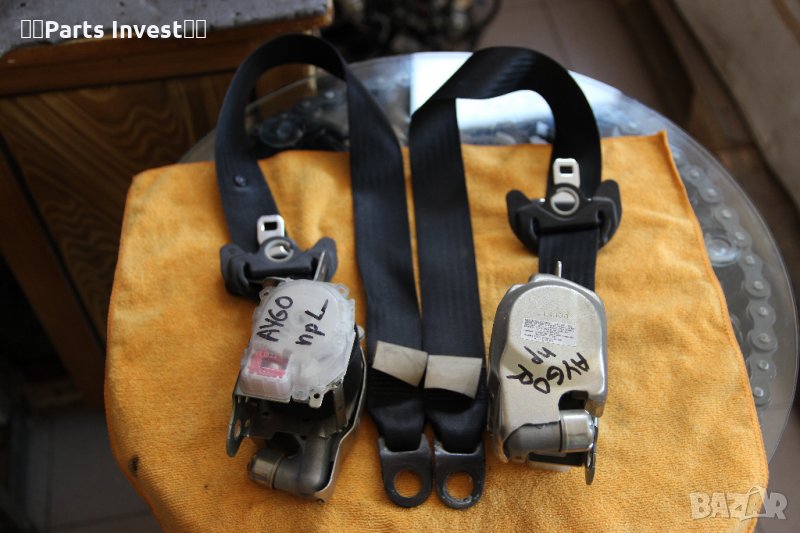 Преден десен колан Toyota Aygo (2005-2012г.) 5 врати / Тойота Айго, снимка 1