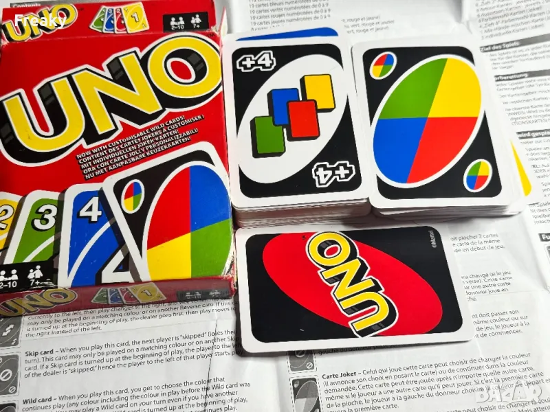 Карти за игра уно uno, снимка 1