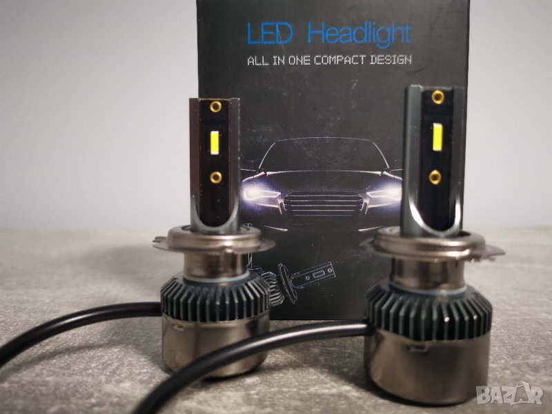 LED  Крушки  H7   за основни фарове с 6 месеца гаранция, снимка 1