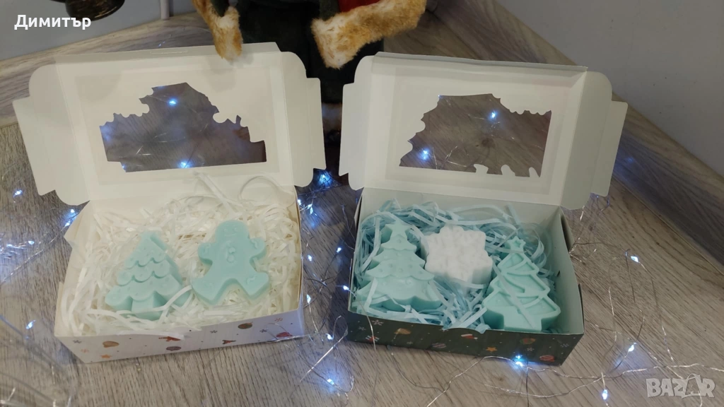 Коледна кутия със сапунчета , снимка 1