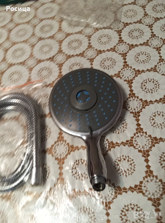 Душ слушалка с три функции комплект с шлаух, снимка 1