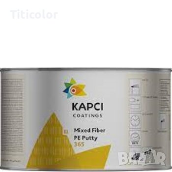 KAPCI 365 Кит /Mixed Fiber Putty/Dark Grey – 1к, снимка 1