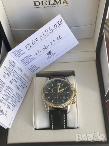 Delma Chronograph San Marino Swiss Made, снимка 6 - Мъжки - 56038326