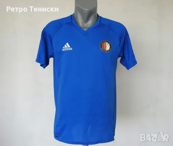 Тениска на Фейенорд • тренировъчен модел • adidas • синьо • размер L • Мъже