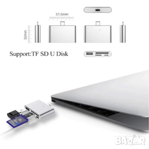 Мултифункционален адаптер и кардрийдър