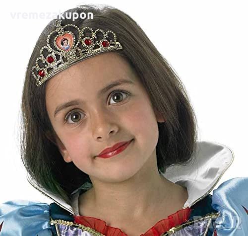Рокля на Снежанка с корона в луксозна подаръчна кутия, снимка 5 - Детски рокли и поли - 30651665