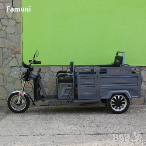 Електрическа товарна триколка GoPro 2000W Сива, снимка 2 - Мотоциклети и мототехника - 54145006