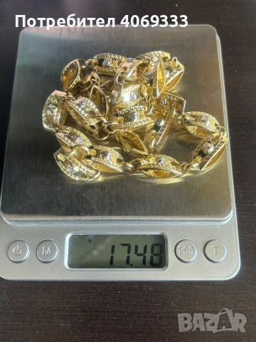 Златен ланец 17.48гр 14к 64см, снимка 15 - Колиета, медальони, синджири - 50691065