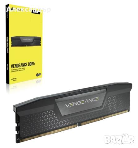 Нова RAM памет Corsair Vengeance 32GB 2x16 DDR5 6000MHz Черен ГАРАНЦИЯ, снимка 2 - RAM памет - 52632365