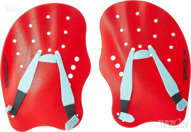 ЧИСТО НОВИ Педълси за плуване Speedo Tech, За възрастни, Размер L, Червен - 24 МЕСЕЦА ГАРАНЦИЯ 