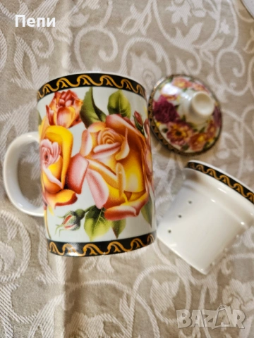 Чаша за чай, снимка 5 - Антикварни и старинни предмети - 53374097