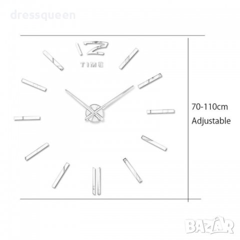 4203 3D стенен часовник, снимка 10 - Други стоки за дома - 37364440