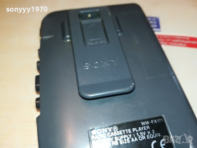 SONY WALKMAN AM/FM TAPE 0305231322, снимка 7 - Радиокасетофони, транзистори - 40574390