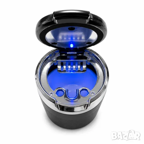 Пепелник за МПС-с капак и LED осветление, снимка 2 - Аксесоари и консумативи - 55870983