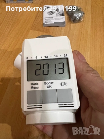 Дигитален термостат за радиатор / парно SilverCrest, снимка 9 - Друга електроника - 54247419