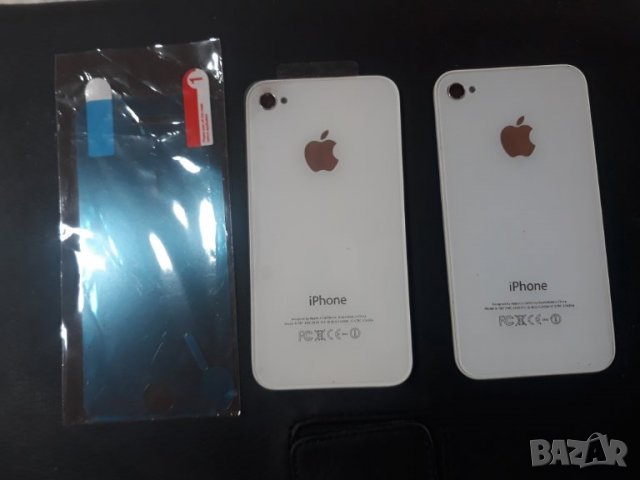 Оригинален бял заден капак за Iphone 4s , снимка 3 - Резервни части за телефони - 30908477